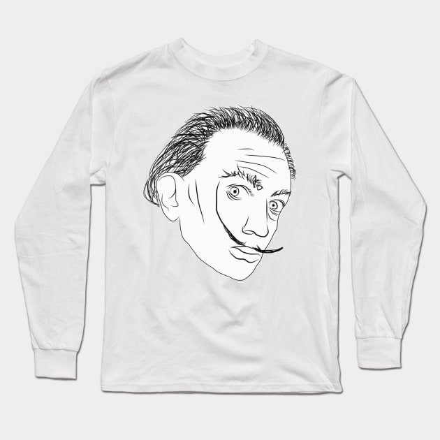 Salvador Dali Long Sleeve T-Shirt by DucklingCake